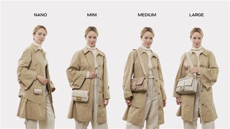 fendi canvas baguette|fendi size chart.